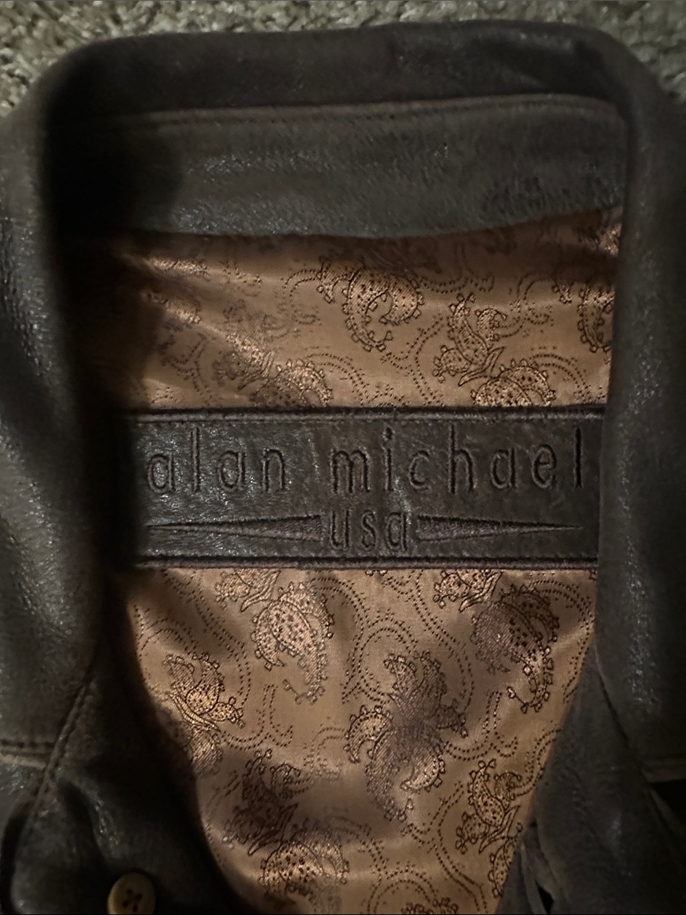 Custom Made in USA leather Jacket -40R- - Picture 2 of 8